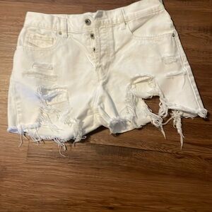 White diesel shorts